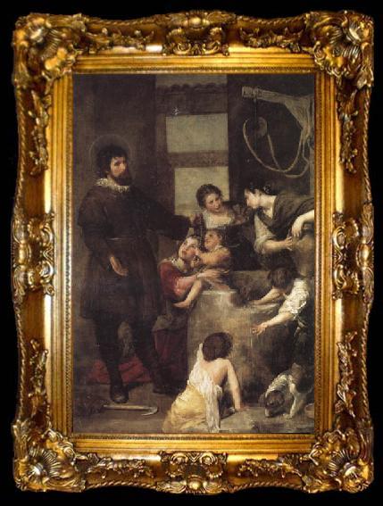 framed  Cano, Alonso The Miracle of  the Well, ta009-2
